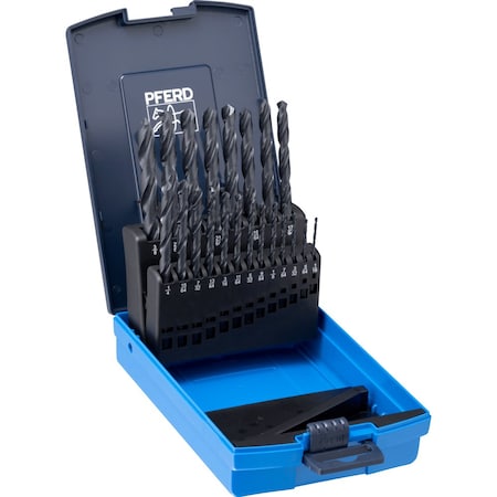 Pferd HSS Twist Drill Set 1/16 - 3/8 in. M2 STEEL 21 pc 20034